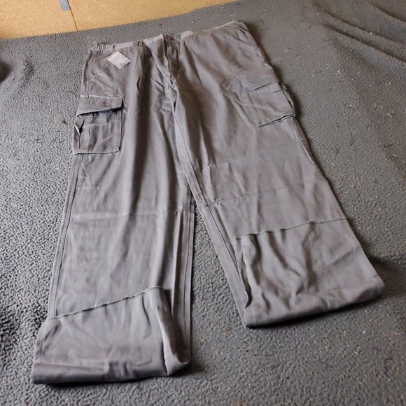 Boulder Creek Trading Cargo Pants Big Tall Mens Size 44 40L Gray   Cotton Chino - Picture 1 of 7